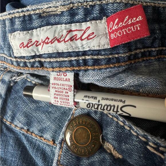 Y2K Aéropostale Low Rise Chelsea BootCut 5/6 - Picture 3 of 11
